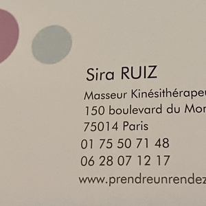 Sira RUIZ FRANQUETTE Paris 14, 