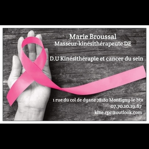 Marie BROUSSAL Montigny-le-Bretonneux, , Kinésithérapie & Cancer du Sein